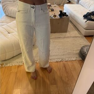 Rag & Bone Soft White Jeans